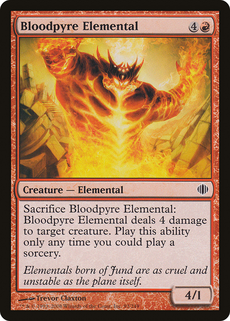Bloodpyre Elemental (ALA-093) - Shards of Alara - Premium MTG Single from Wizards of the Coast - Just $0.08! Shop now at Game Crave Tournament Store