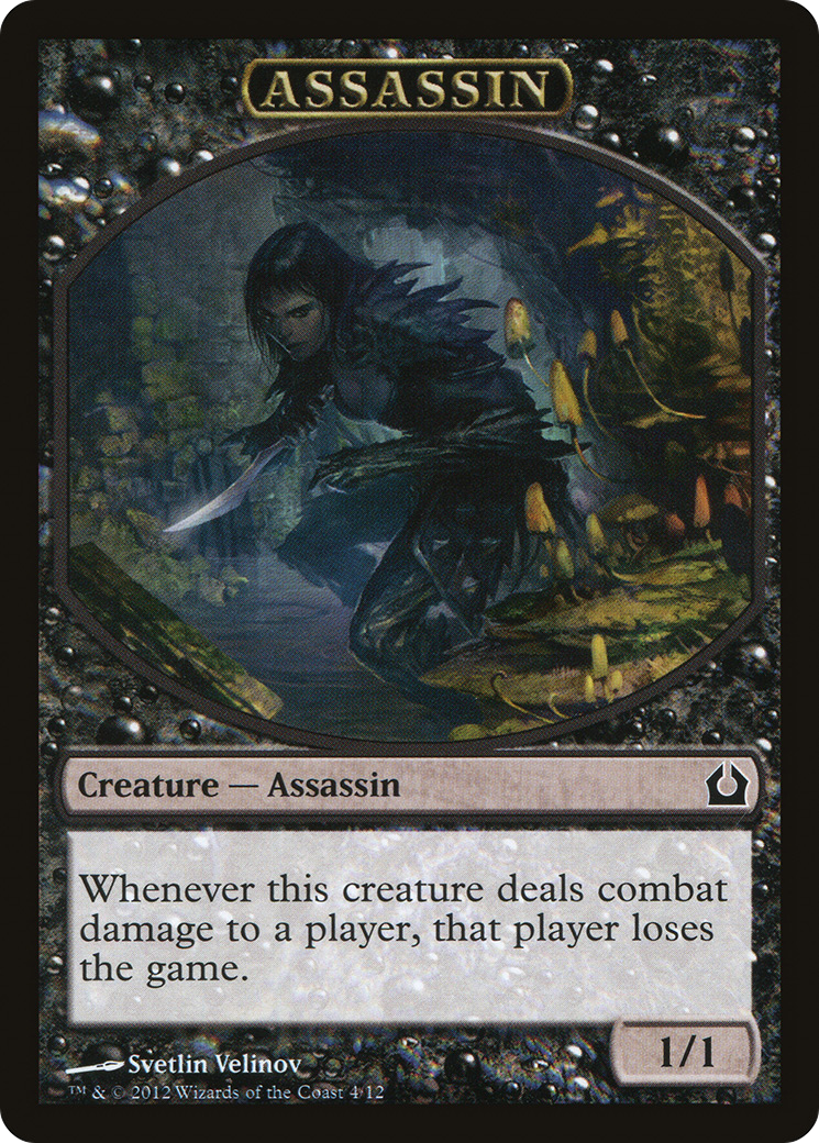 Assassin (TRTR-004) - Return to Ravnica Tokens - Premium MTG Single from Wizards of the Coast - Just $0.08! Shop now at Game Crave Tournament Store