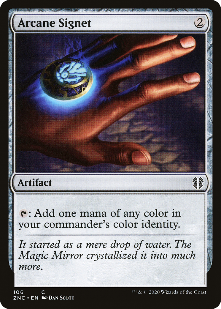 Arcane Signet (ZNC-106) - Zendikar Rising Commander - Premium MTG Single from Wizards of the Coast - Just $0.10! Shop now at Game Crave Tournament Store