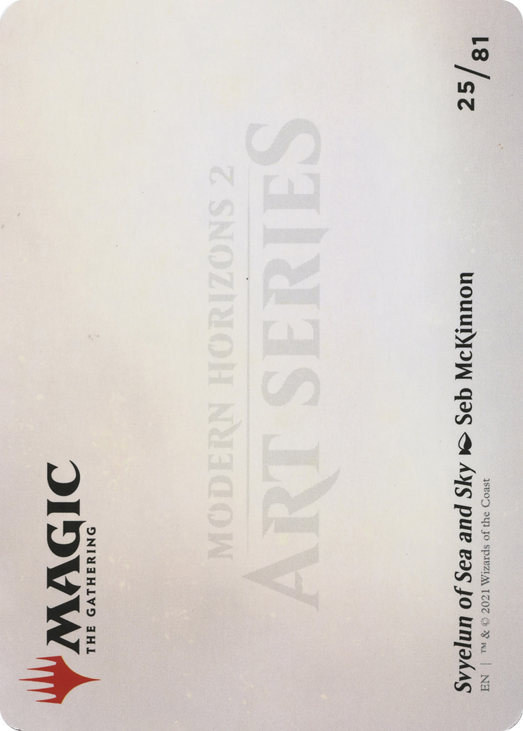 Svyelun of Sea and Sky // Svyelun of Sea and Sky (AMH2-025) - Modern Horizons 2 Art Series (Borderless) - Premium MTG Single from Wizards of the Coast - Just $0! Shop now at Game Crave Tournament Store