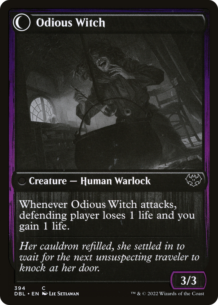 Ragged Recluse // Odious Witch (DBL-394) - Innistrad: Double Feature: (Double Faced Transform) Foil - Premium MTG Single from Wizards of the Coast - Just $0.08! Shop now at Game Crave Tournament Store