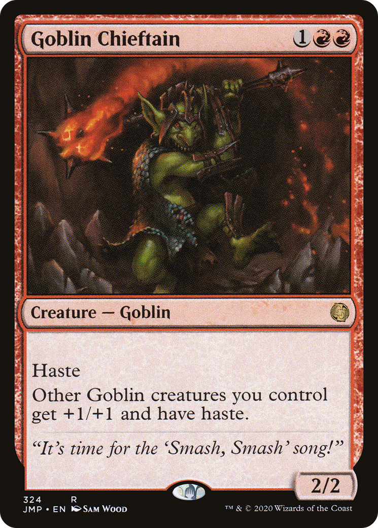 Goblin Chieftain (JMP-324) - Jumpstart - Premium MTG Single from Wizards of the Coast - Just $1.35! Shop now at Game Crave Tournament Store