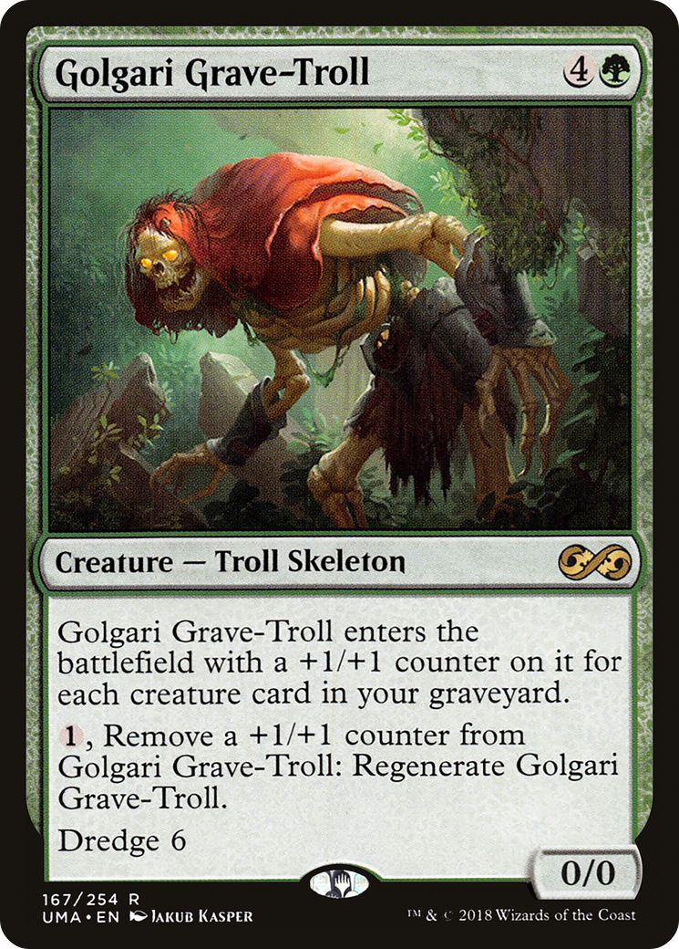Golgari Grave-Troll (UMA-167) - Ultimate Masters - Premium MTG Single from Wizards of the Coast - Just $0.68! Shop now at Game Crave Tournament Store