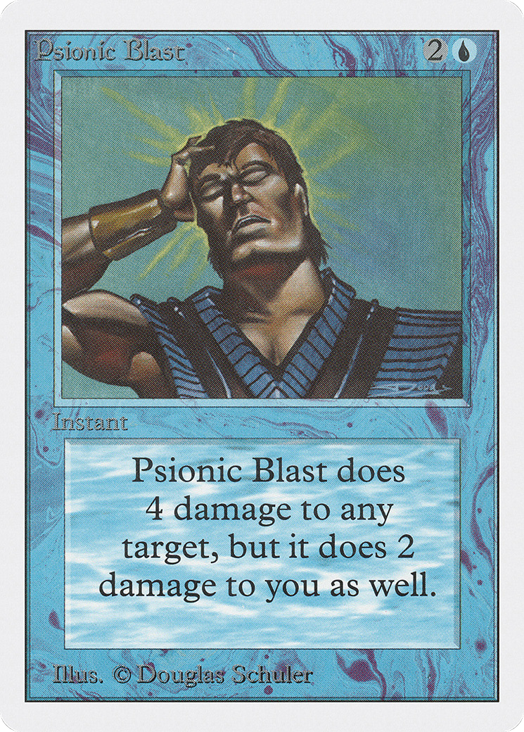 Psionic Blast (2ED-075) - Unlimited Edition - Premium MTG Single from Wizards of the Coast - Just $35.01! Shop now at Game Crave Tournament Store