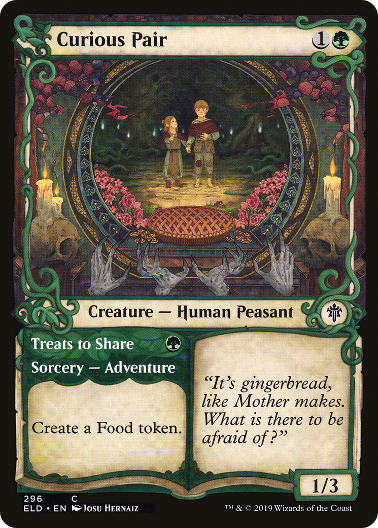 Curious Pair // Treats to Share (ELD-296) - Throne of Eldraine: (Showcase) - Premium MTG Single from Wizards of the Coast - Just $0.23! Shop now at Game Crave Tournament Store