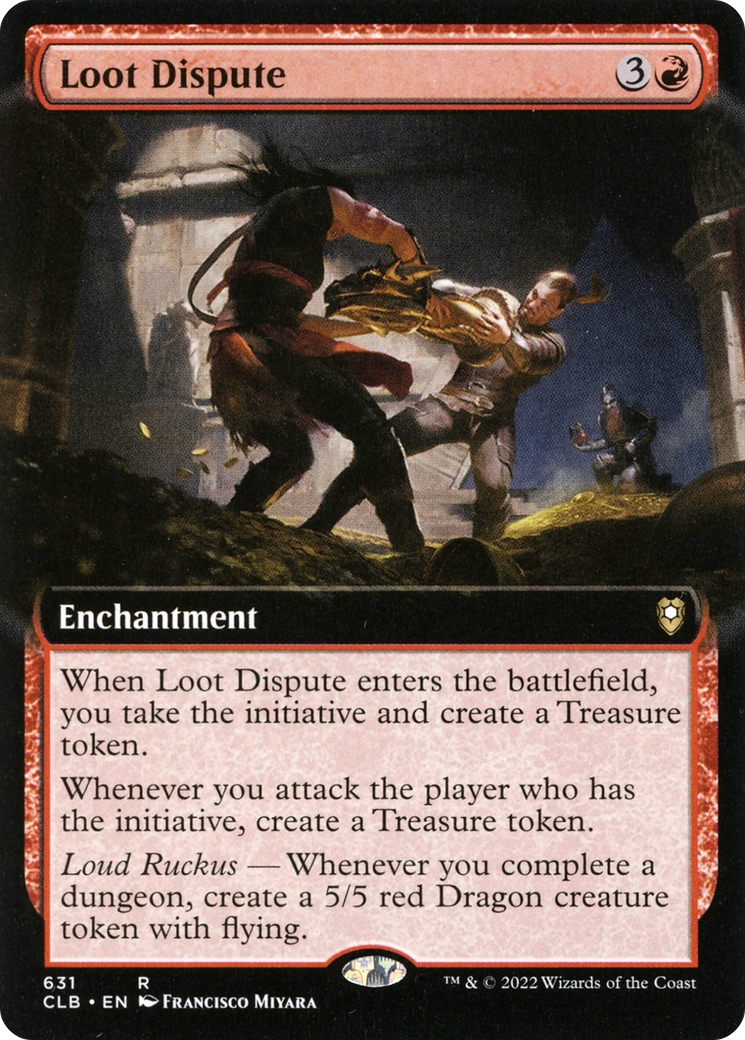 Loot Dispute (CLB-631) - Commander Legends: Battle for Baldur's Gate: (Extended Art) - Premium MTG Single from Wizards of the Coast - Just $0.26! Shop now at Game Crave Tournament Store