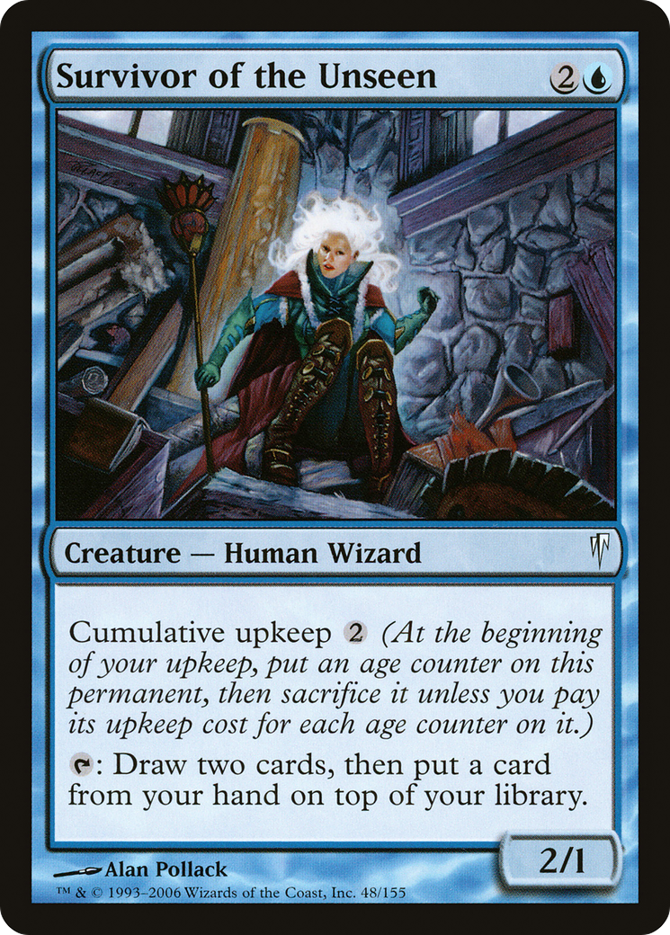 Survivor of the Unseen (CSP-048) - Coldsnap - Premium MTG Single from Wizards of the Coast - Just $0.13! Shop now at Game Crave Tournament Store