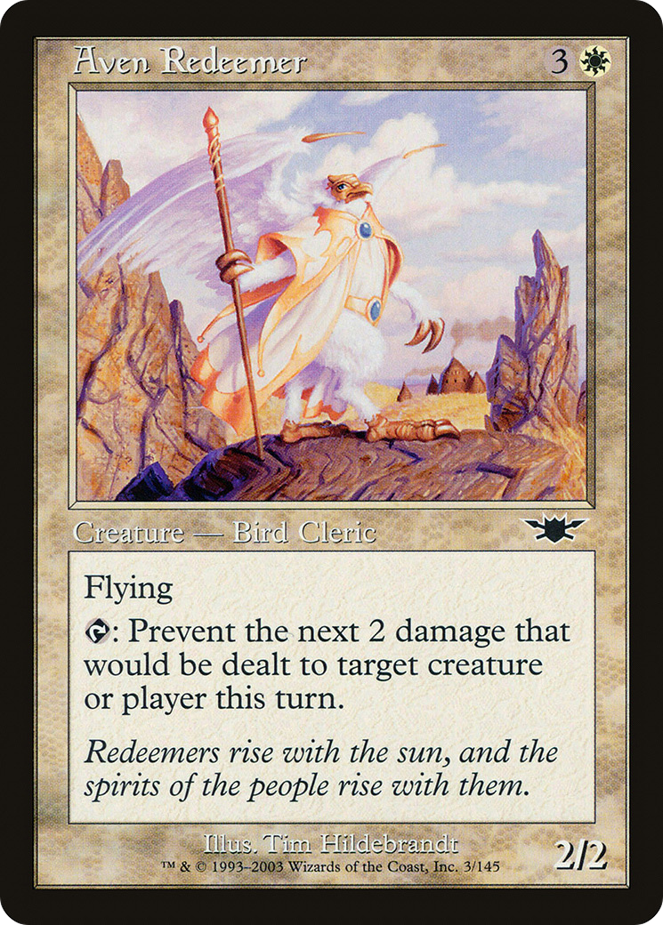 Aven Redeemer (LGN-003) - Legions - Premium MTG Single from Wizards of the Coast - Just $0.08! Shop now at Game Crave Tournament Store