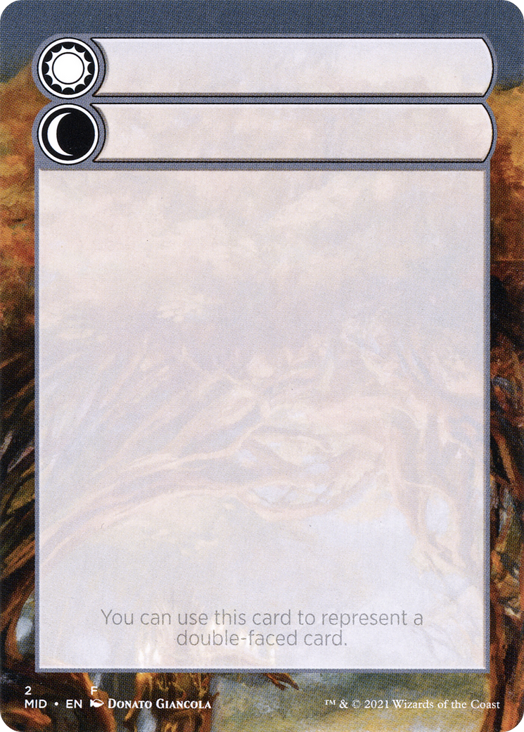 Double-Faced Substitute Card (SMID-002) - Innistrad: Midnight Hunt Substitute Cards - Premium MTG Single from Wizards of the Coast - Just $0! Shop now at Game Crave Tournament Store