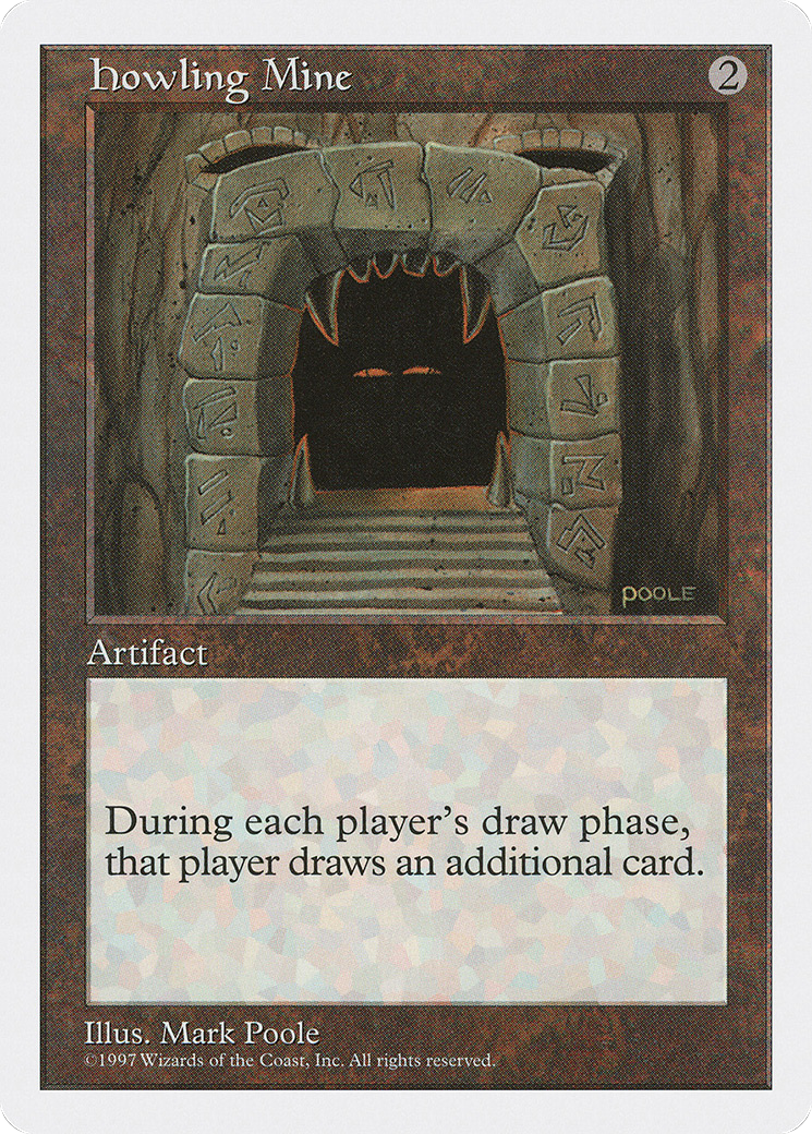 Howling Mine (5ED-377) - Fifth Edition - Premium MTG Single from Wizards of the Coast - Just $2.98! Shop now at Game Crave Tournament Store