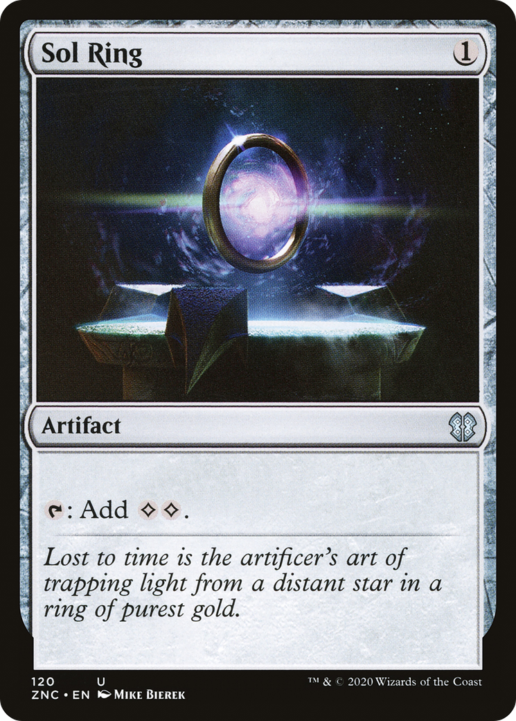 Sol Ring (ZNC-120) - Zendikar Rising Commander - Premium MTG Single from Wizards of the Coast - Just $1.12! Shop now at Game Crave Tournament Store