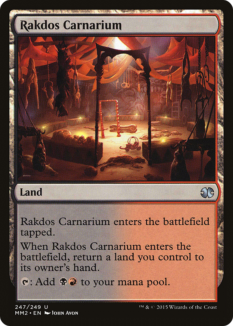 Rakdos Carnarium (MM2-247) - Modern Masters 2015 Foil - Premium MTG Single from Wizards of the Coast - Just $0.22! Shop now at Game Crave Tournament Store