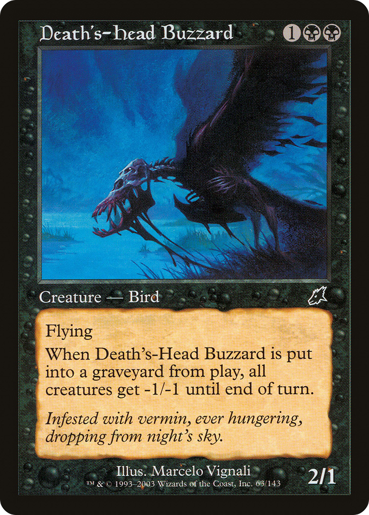 Death's-Head Buzzard (SCG-063) - Scourge - Premium MTG Single from Wizards of the Coast - Just $0.25! Shop now at Game Crave Tournament Store