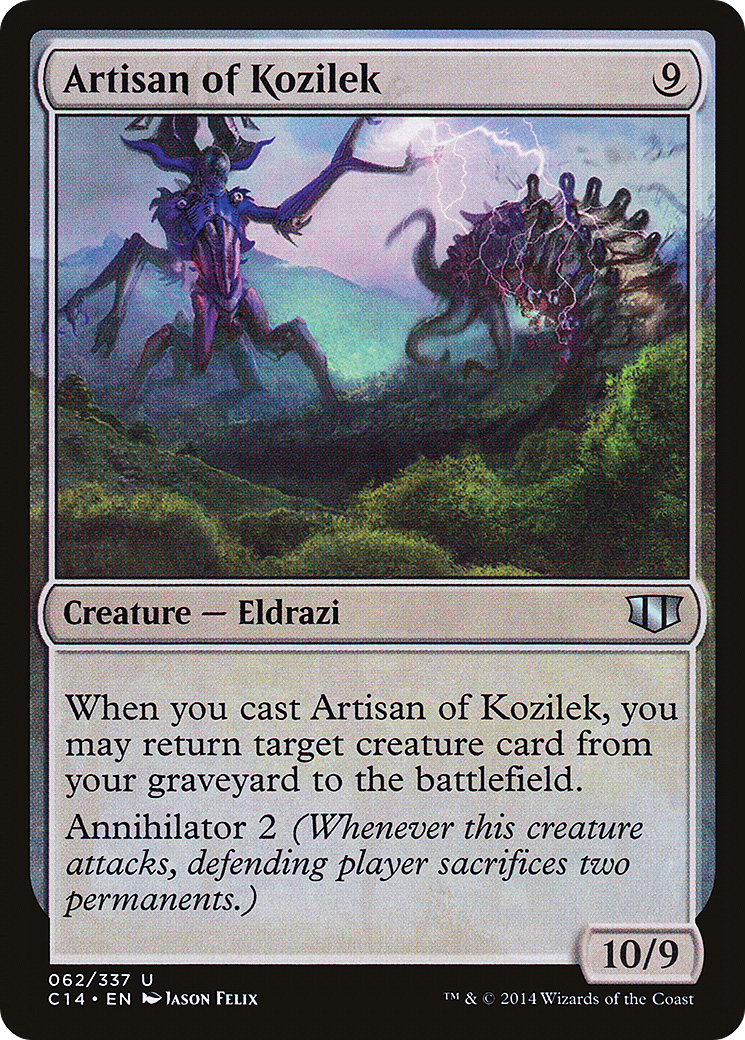 Artisan of Kozilek (C14-062) - Commander 2014 - Premium MTG Single from Wizards of the Coast - Just $0.10! Shop now at Game Crave Tournament Store