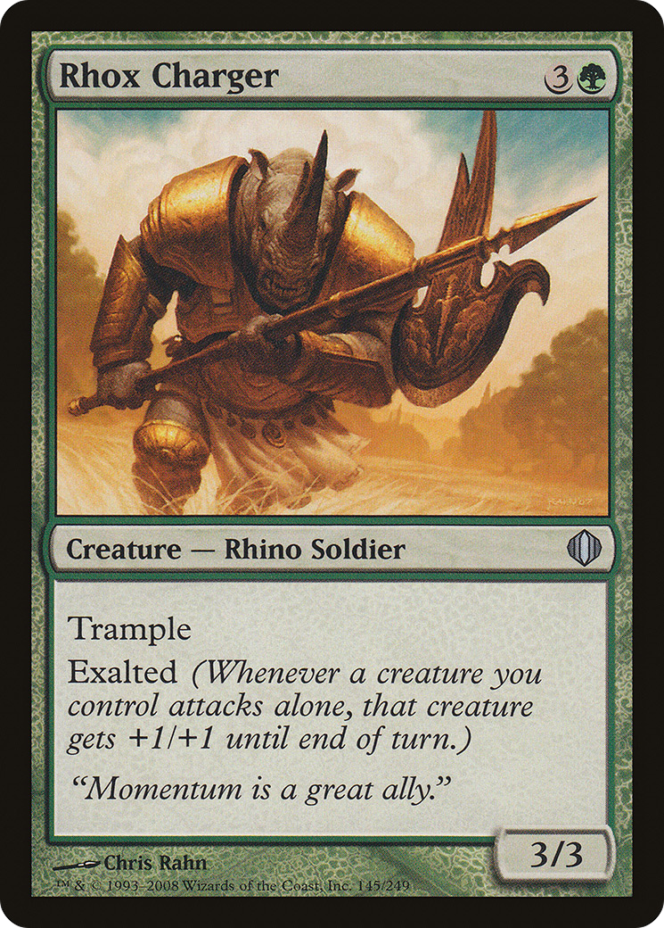 Rhox Charger (ALA-145) - Shards of Alara - Premium MTG Single from Wizards of the Coast - Just $0.25! Shop now at Game Crave Tournament Store