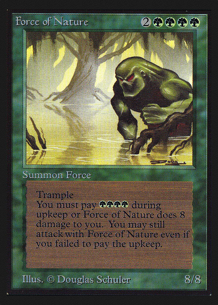 Force of Nature (CED-195) - Collectors' Edition - Premium MTG Single from Wizards of the Coast - Just $7.67! Shop now at Game Crave Tournament Store
