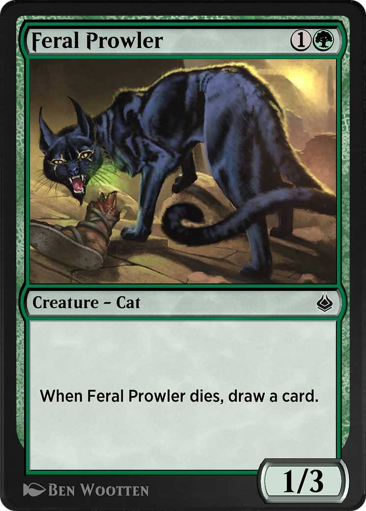 Feral Prowler (AKR-191) - Amonkhet Remastered - Premium MTG Single from Wizards of the Coast - Just $0! Shop now at Game Crave Tournament Store