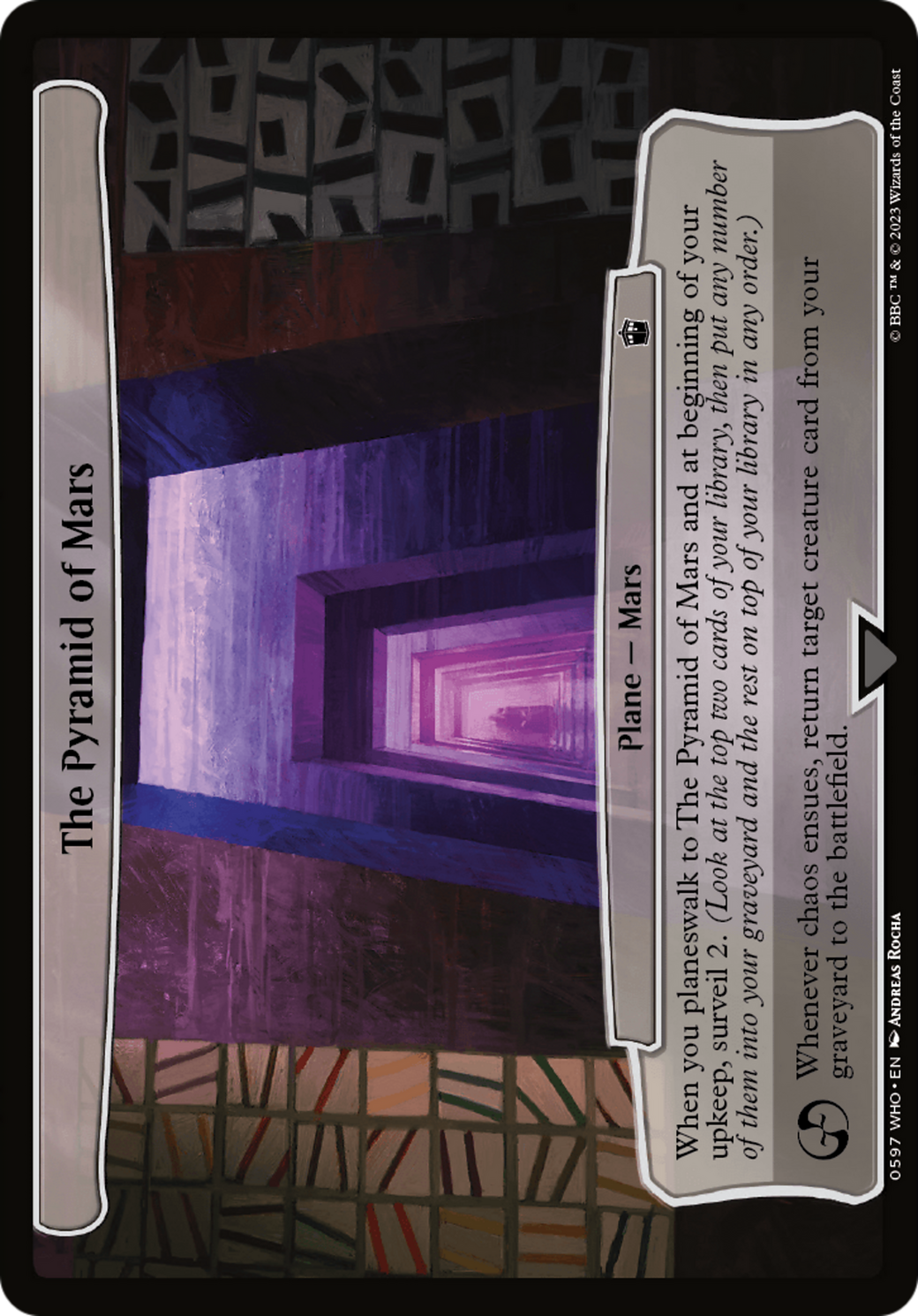 The Pyramid of Mars (WHO-597) - Doctor Who - Premium MTG Single from Wizards of the Coast - Just $0.25! Shop now at Game Crave Tournament Store