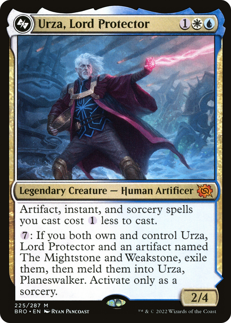 Urza, Lord Protector (BRO-225) - The Brothers' War Foil - Premium MTG Single from Wizards of the Coast - Just $2.39! Shop now at Game Crave Tournament Store