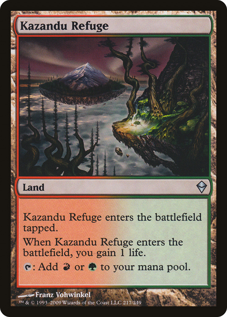 Kazandu Refuge (ZEN-217) - Zendikar - Premium MTG Single from Wizards of the Coast - Just $0.08! Shop now at Game Crave Tournament Store