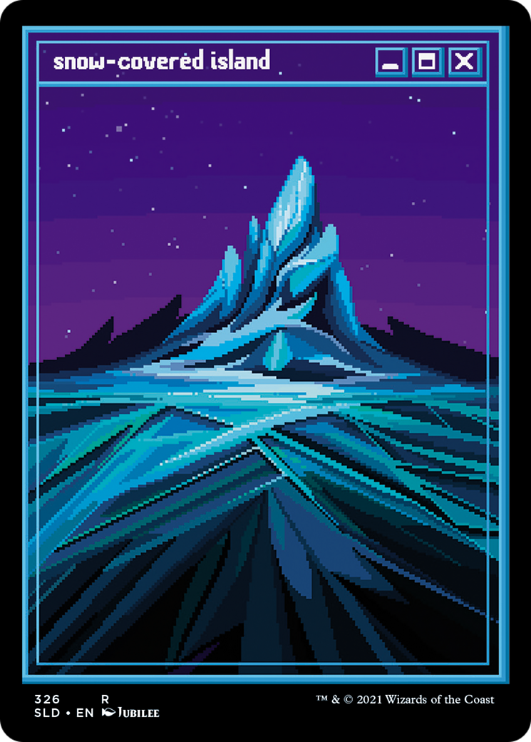 Snow-Covered Island (SLD-326) - Secret Lair Drop - Premium MTG Single from Wizards of the Coast - Just $3.35! Shop now at Game Crave Tournament Store