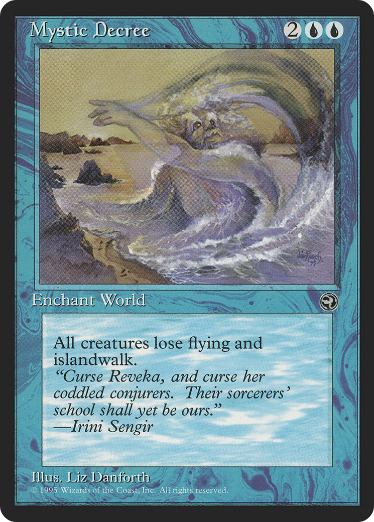 Mystic Decree (HML-034) - Homelands - Premium MTG Single from Wizards of the Coast - Just $0.24! Shop now at Game Crave Tournament Store