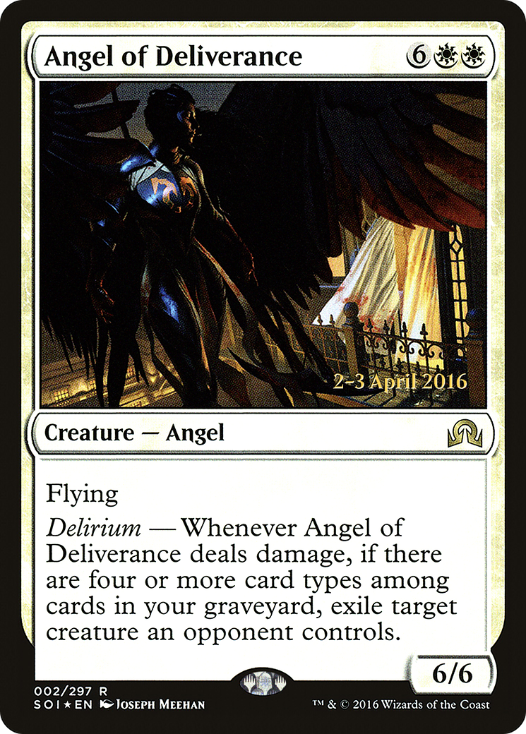 Angel of Deliverance (PSOI-02S) - Shadows over Innistrad Promos Foil - Premium MTG Single from Wizards of the Coast - Just $0.10! Shop now at Game Crave Tournament Store