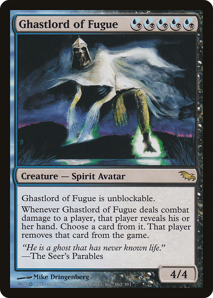 Ghastlord of Fugue (SHM-162) - Shadowmoor - Premium MTG Single from Wizards of the Coast - Just $0.39! Shop now at Game Crave Tournament Store