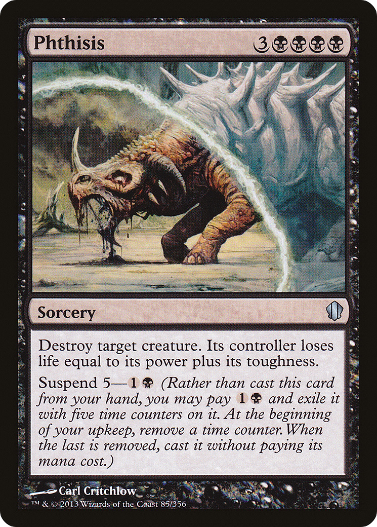 Phthisis (C13-085) - Commander 2013 - Premium MTG Single from Wizards of the Coast - Just $0.08! Shop now at Game Crave Tournament Store