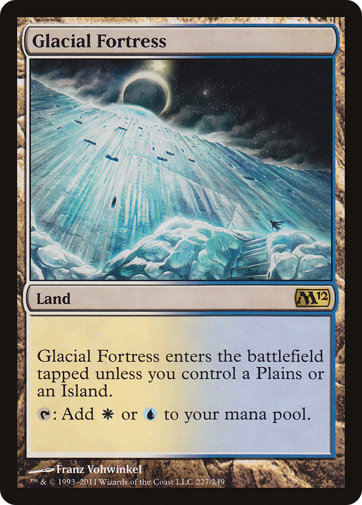 Glacial Fortress (M12-227) - Magic 2012 - Premium MTG Single from Wizards of the Coast - Just $0.19! Shop now at Game Crave Tournament Store