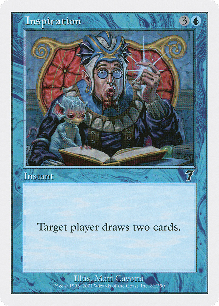 Inspiration (7ED-081) - Seventh Edition - Premium MTG Single from Wizards of the Coast - Just $0.08! Shop now at Game Crave Tournament Store
