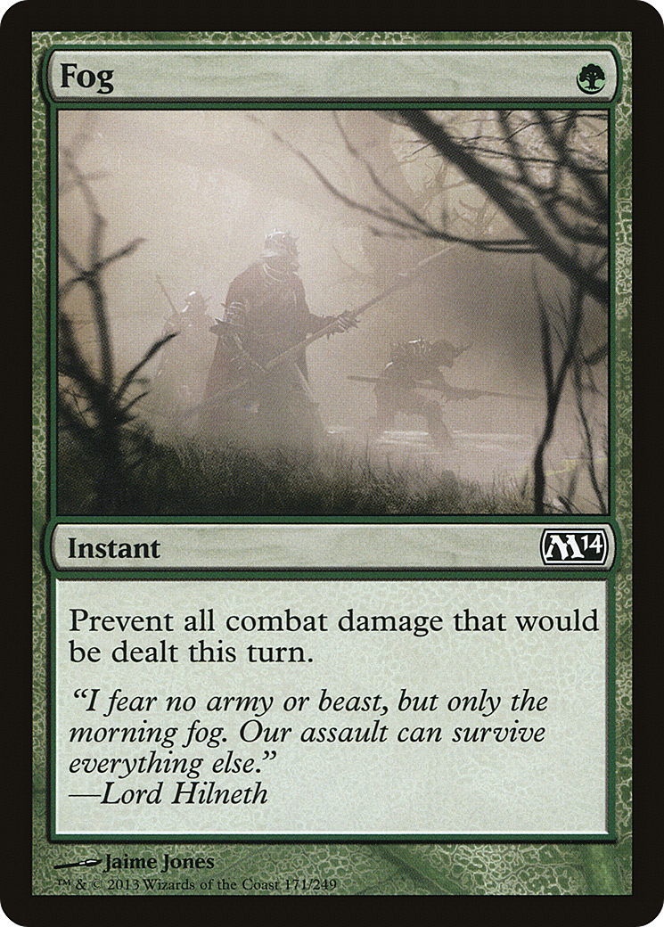 Fog (M14-171) - Magic 2014 Foil - Premium MTG Single from Wizards of the Coast - Just $0.19! Shop now at Game Crave Tournament Store