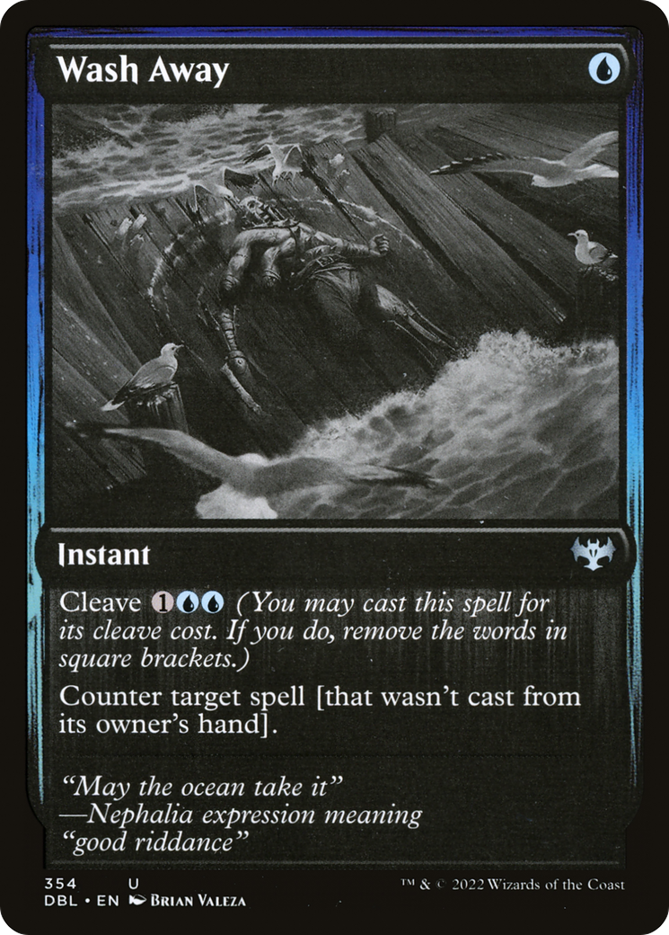 Wash Away (DBL-354) - Innistrad: Double Feature Foil - Premium MTG Single from Wizards of the Coast - Just $2.24! Shop now at Game Crave Tournament Store