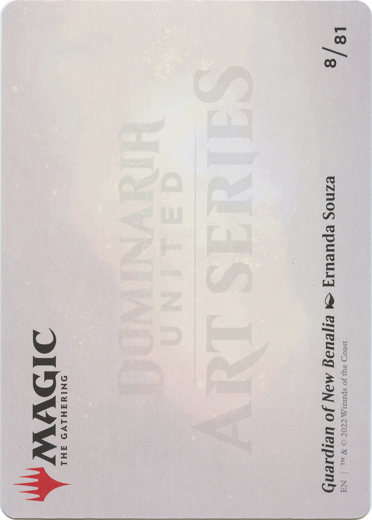 Guardian of New Benalia // Guardian of New Benalia (ADMU-008) - Dominaria United Art Series (Borderless) - Premium MTG Single from Wizards of the Coast - Just $0! Shop now at Game Crave Tournament Store