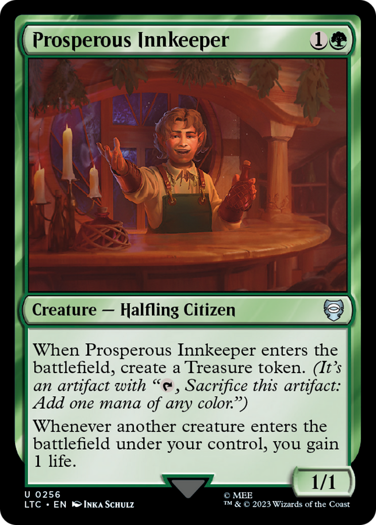 Prosperous Innkeeper (LTC-256) - Tales of Middle-earth Commander - Premium MTG Single from Wizards of the Coast - Just $0.08! Shop now at Game Crave Tournament Store