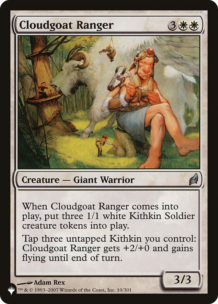 Cloudgoat Ranger (PLIST-011) - The List - Premium MTG Single from Wizards of the Coast - Just $0.08! Shop now at Game Crave Tournament Store
