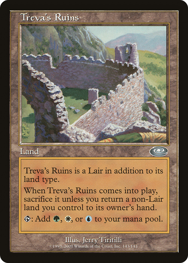 Treva's Ruins (PLS-143) - Planeshift - Premium MTG Single from Wizards of the Coast - Just $0.22! Shop now at Game Crave Tournament Store
