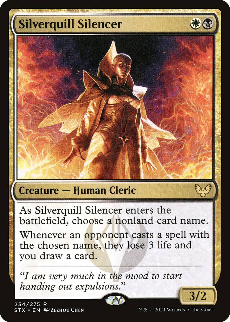 Silverquill Silencer (STX-234) - Strixhaven: School of Mages - Premium MTG Single from Wizards of the Coast - Just $0.08! Shop now at Game Crave Tournament Store