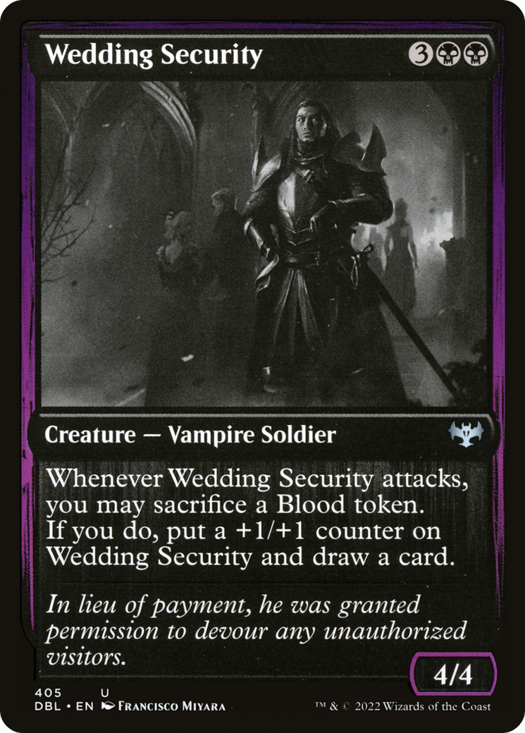 Wedding Security (DBL-405) - Innistrad: Double Feature Foil - Premium MTG Single from Wizards of the Coast - Just $0.08! Shop now at Game Crave Tournament Store