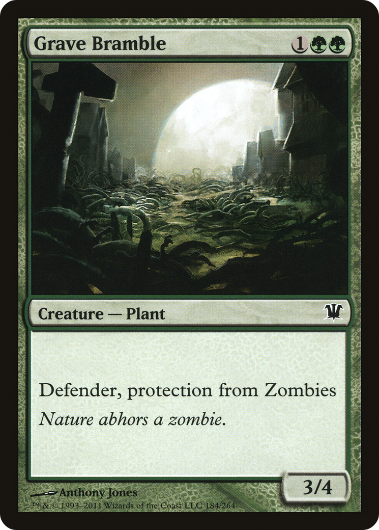 Grave Bramble (ISD-184) - Innistrad - Premium MTG Single from Wizards of the Coast - Just $0.08! Shop now at Game Crave Tournament Store