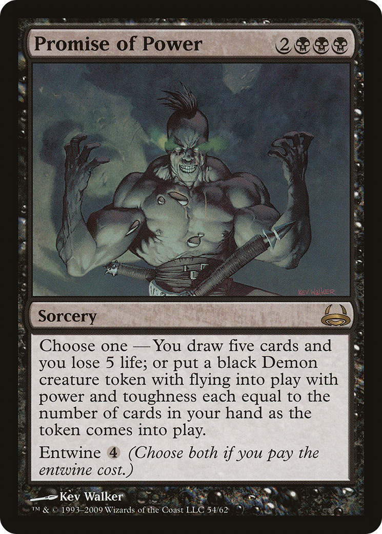 Promise of Power (DDC-054) - Duel Decks: Divine vs. Demonic - Premium MTG Single from Wizards of the Coast - Just $0.12! Shop now at Game Crave Tournament Store