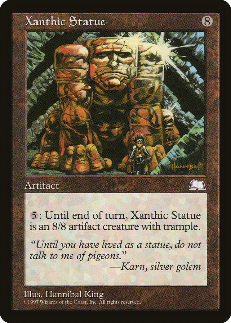 Xanthic Statue (WTH-163) - Weatherlight - Premium MTG Single from Wizards of the Coast - Just $0.11! Shop now at Game Crave Tournament Store