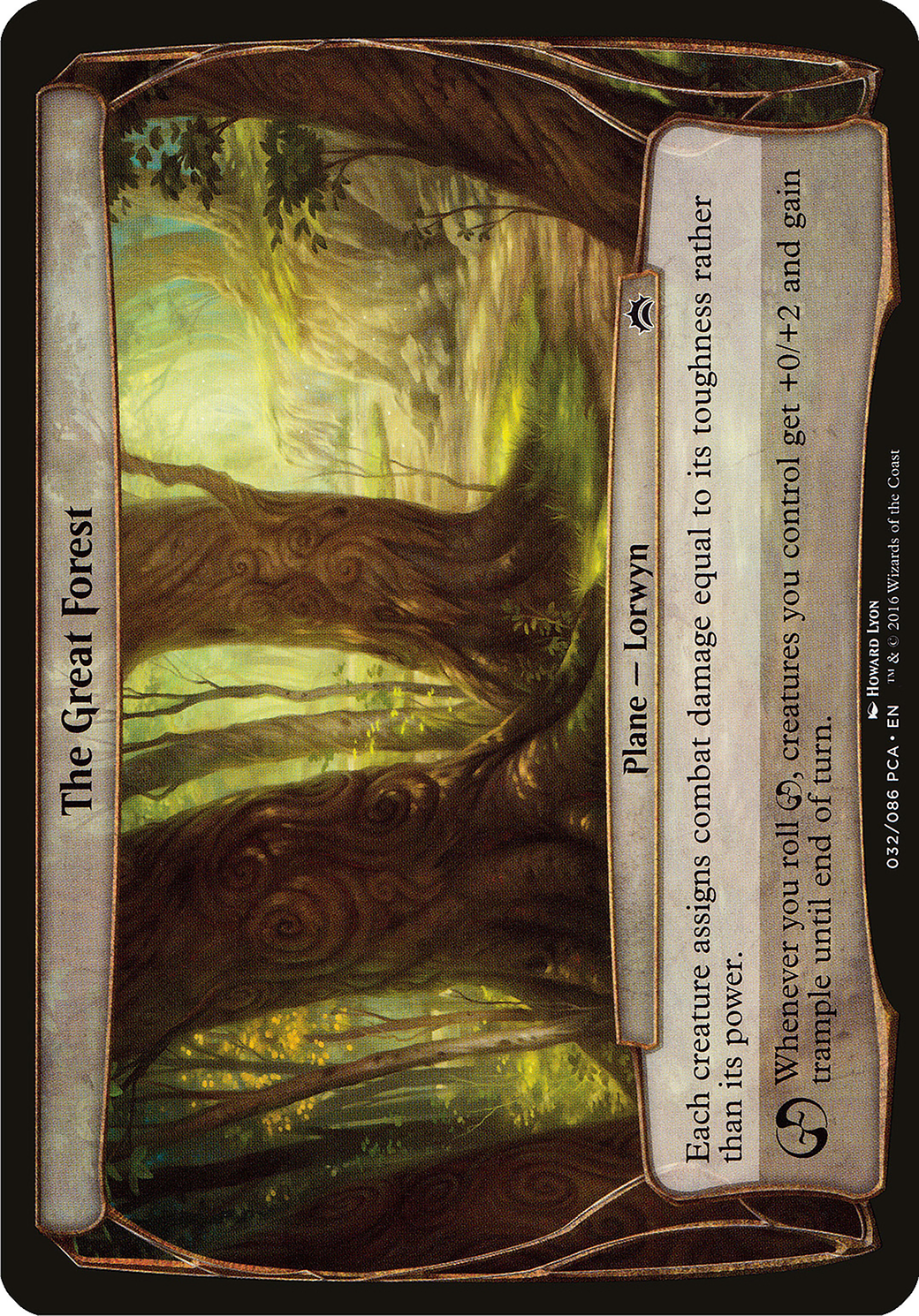 The Great Forest (OPCA-032) - Planechase Anthology Planes - Premium MTG Single from Wizards of the Coast - Just $0.64! Shop now at Game Crave Tournament Store