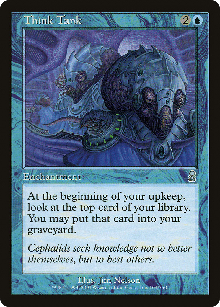 Think Tank (ODY-104) - Odyssey Foil - Premium MTG Single from Wizards of the Coast - Just $4.05! Shop now at Game Crave Tournament Store