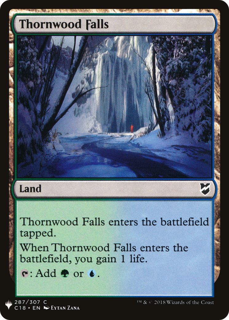 Thornwood Falls (MB1-1692) - Mystery Booster - Premium MTG Single from Wizards of the Coast - Just $0.25! Shop now at Game Crave Tournament Store