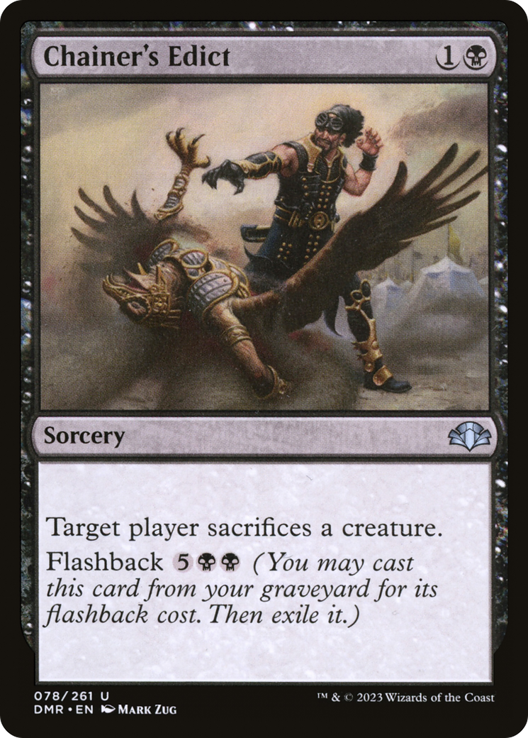 Chainer's Edict (DMR-078) - Dominaria Remastered - Premium MTG Single from Wizards of the Coast - Just $0.08! Shop now at Game Crave Tournament Store