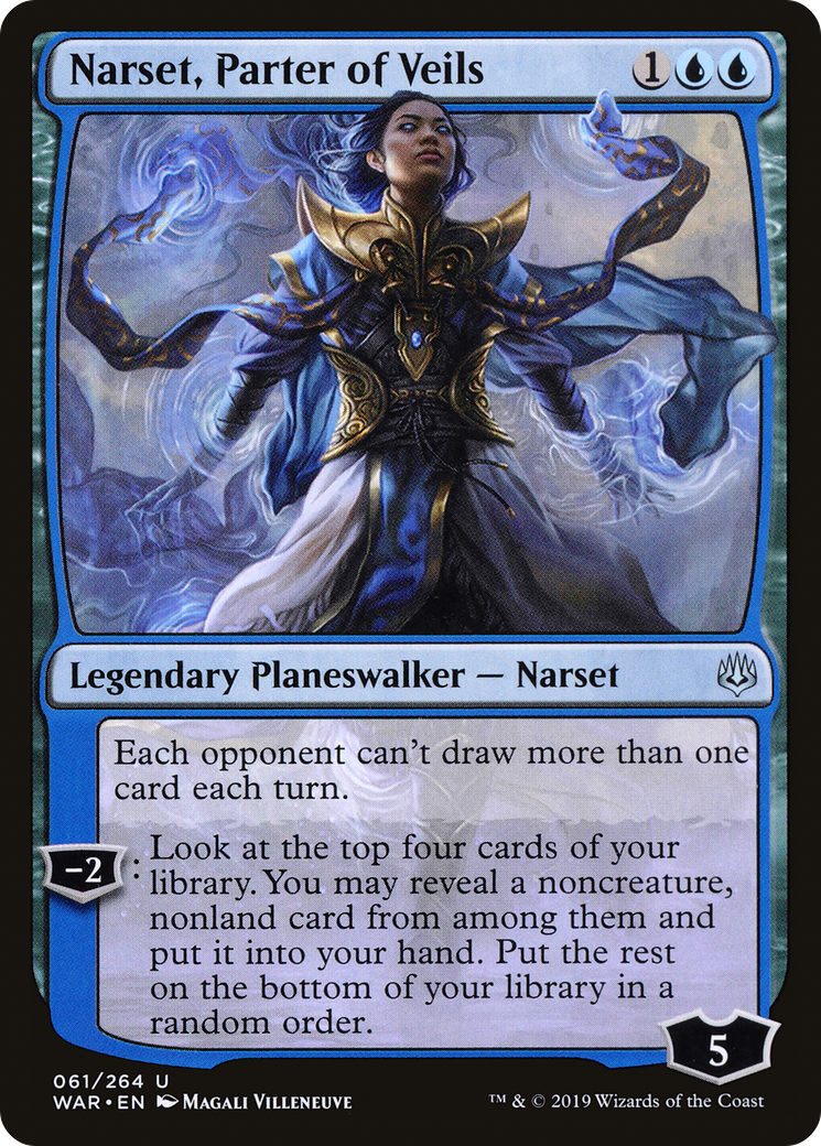 Narset, Parter of Veils (WAR-061) - War of the Spark Foil - Premium MTG Single from Wizards of the Coast - Just $1.55! Shop now at Game Crave Tournament Store
