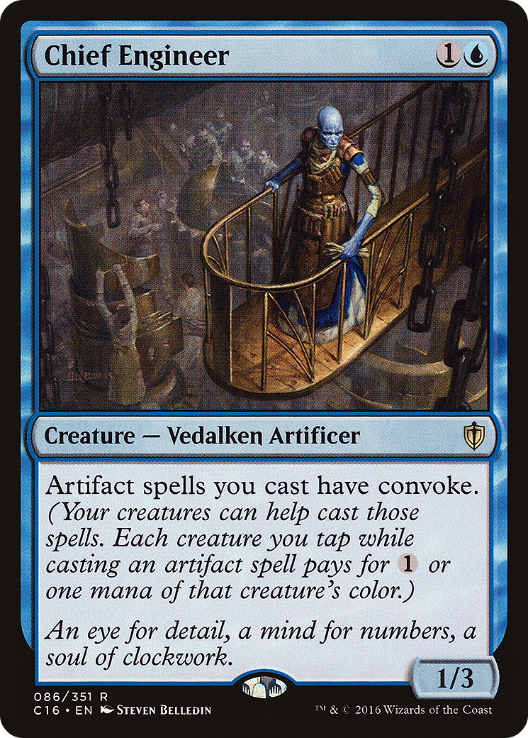Chief Engineer (C16-086) - Commander 2016 - Premium MTG Single from Wizards of the Coast - Just $0.45! Shop now at Game Crave Tournament Store