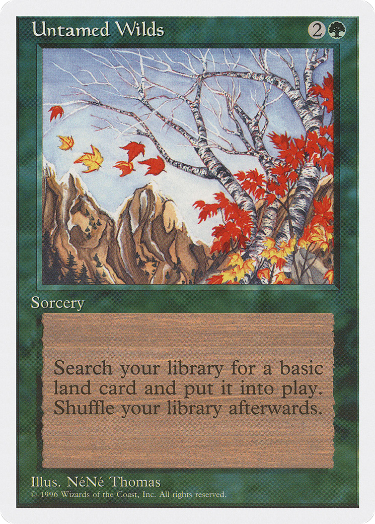 Untamed Wilds (ITP-044) - Introductory Two-Player Set - Premium MTG Single from Wizards of the Coast - Just $0! Shop now at Game Crave Tournament Store