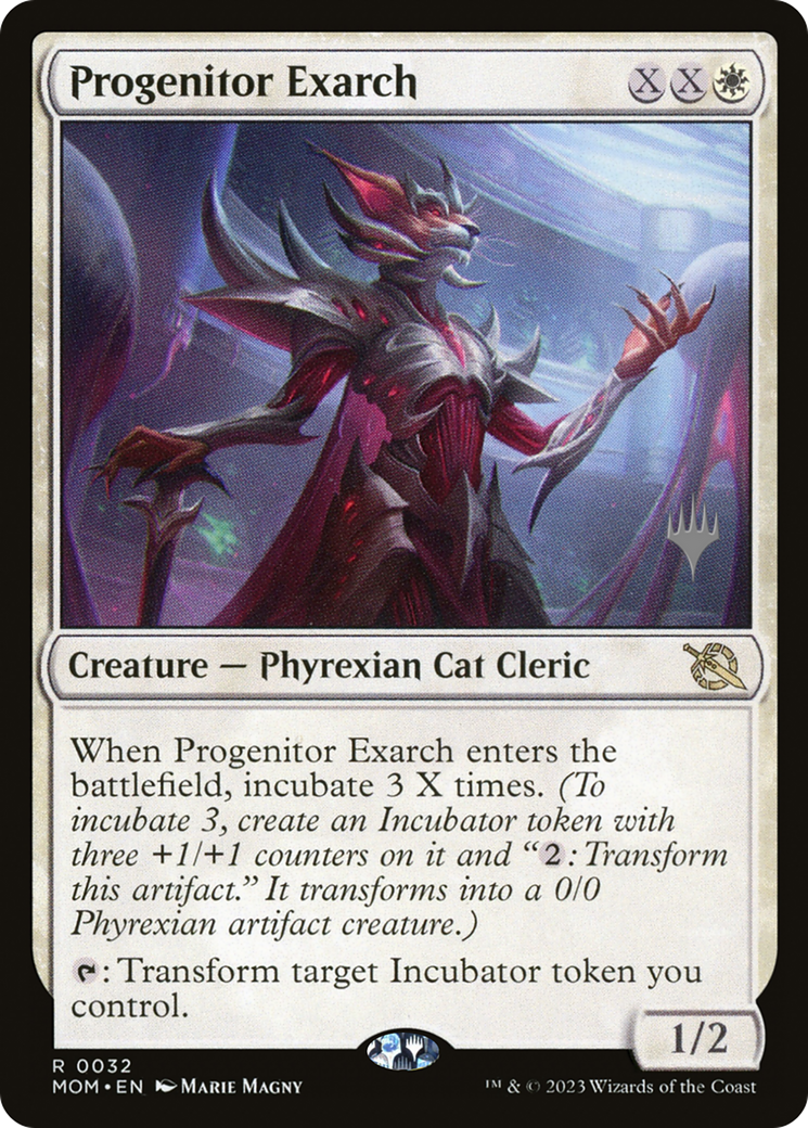 Progenitor Exarch (PMOM-32P) - March of the Machine Promos Foil - Premium MTG Single from Wizards of the Coast - Just $0.26! Shop now at Game Crave Tournament Store